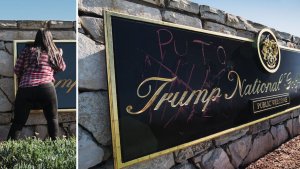 Defacing Trump National Golf Club